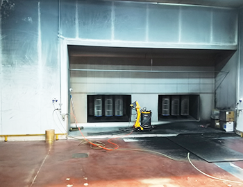 Innenstruktur des Staubraums